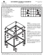 Предварительный просмотр 3 страницы Hillsdale Furniture KATHERINE 50961 Manual