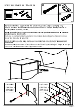 Предварительный просмотр 21 страницы Hillsdale Furniture Living Essentials 6531-881 Manual