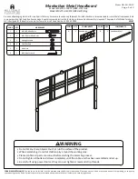 Предварительный просмотр 1 страницы Hillsdale Furniture Manhattan 103714-110973 Quick Manual