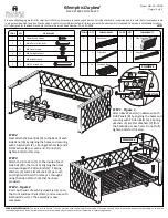 Предварительный просмотр 1 страницы Hillsdale Furniture Memphis Daybed 1886-010 Manual