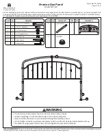 Hillsdale Furniture Pearson Duo Panel 2407-670 Quick Start Manual предпросмотр