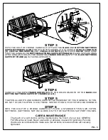 Preview for 3 page of Hillstreet Beds Geneva Futon 1454 Assembly Instructions