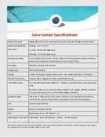 Предварительный просмотр 4 страницы Hilltop Solar Sooriyan Manual