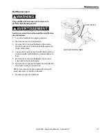 Предварительный просмотр 27 страницы Hillyard Trident EX8 Operating Instructions Manual