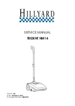Hillyard TRIDENT NM14 Service Manual preview