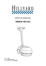 Preview for 1 page of Hillyard TRIDENT XM13SC Service Manual