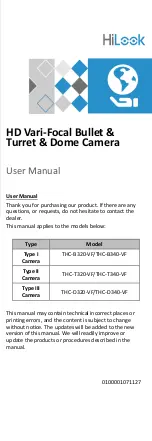 HiLook THC-B320-VF User Manual preview