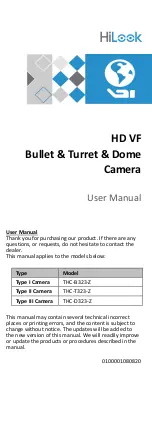 Preview for 1 page of HiLook THC-B323-Z User Manual