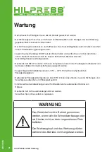 Preview for 7 page of Hilpress 12400 Safety And Operating Instructions Manual