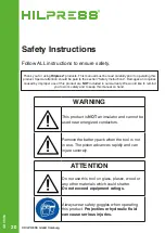 Preview for 20 page of Hilpress 12400 Safety And Operating Instructions Manual