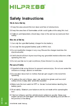 Preview for 21 page of Hilpress 12400 Safety And Operating Instructions Manual