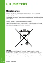 Preview for 25 page of Hilpress 12400 Safety And Operating Instructions Manual