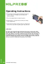 Preview for 29 page of Hilpress 12400 Safety And Operating Instructions Manual