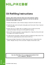 Preview for 32 page of Hilpress 12400 Safety And Operating Instructions Manual