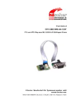 Предварительный просмотр 1 страницы hilscher CIFX M223090AE-CO/F User Manual