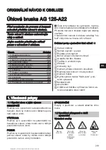 Preview for 223 page of Hilti AG 125-A22 Operating Instructions Manual