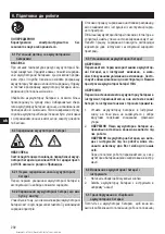 Preview for 296 page of Hilti AG 125-A22 Operating Instructions Manual