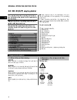 Предварительный просмотр 16 страницы Hilti AG 180-20 (D/P) Operating Instructions Manual