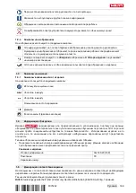 Предварительный просмотр 175 страницы Hilti AG 180-20 D Original Operating Instructions