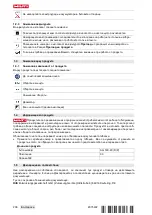 Предварительный просмотр 214 страницы Hilti AG 180-20 D Original Operating Instructions