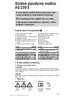 Предварительный просмотр 257 страницы Hilti AG 230-S Operating Instructions Manual