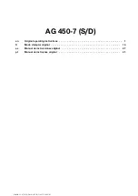 Preview for 5 page of Hilti AG 450-7 Original Operating Instructions