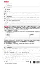 Предварительный просмотр 88 страницы Hilti AG 4S-A22 Operating Instructions Manual