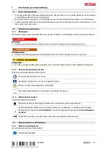 Предварительный просмотр 103 страницы Hilti AG 4S-A22 Operating Instructions Manual