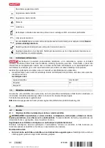 Предварительный просмотр 104 страницы Hilti AG 4S-A22 Operating Instructions Manual