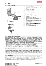 Предварительный просмотр 163 страницы Hilti AG 4S-A22 Operating Instructions Manual