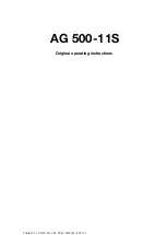 Preview for 3 page of Hilti AG 500-11S Original Operating Instructions