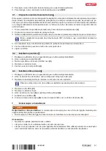 Предварительный просмотр 51 страницы Hilti AIC 1000 Original Operating Instructions