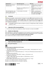 Предварительный просмотр 189 страницы Hilti AIC 1000 Original Operating Instructions