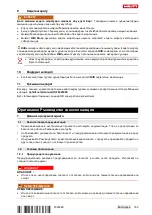 Предварительный просмотр 187 страницы Hilti B 3600 Original Operating Instructions