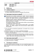 Предварительный просмотр 119 страницы Hilti C 4/36-MC4 Instructions Manual