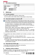 Предварительный просмотр 130 страницы Hilti C 4/36-MC4 Instructions Manual