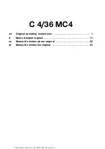 Preview for 4 page of Hilti C 4/36 MC4 Operating Instructions Manual