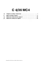 Предварительный просмотр 4 страницы Hilti C 4/36 MC4 Operating Instructions Manual