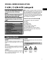 Preview for 4 page of Hilti C 4/36 Original Operating Instructions