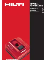 Hilti C 7/24 Operating Instructions Manual предпросмотр