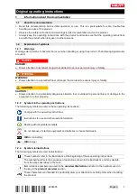 Preview for 5 page of Hilti CD 4--22 Operating Instructions Manual