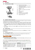 Preview for 22 page of Hilti CD 4--22 Operating Instructions Manual