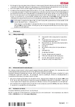 Preview for 115 page of Hilti CD 4--22 Operating Instructions Manual