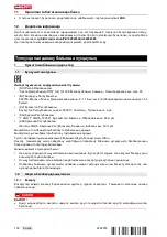 Preview for 136 page of Hilti CD 4--22 Operating Instructions Manual