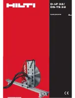 Hilti D-LP 32 Operating Instructions Manual предпросмотр