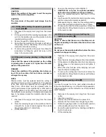 Предварительный просмотр 12 страницы Hilti DAG 100-S Operating Instructions Manual