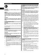 Предварительный просмотр 13 страницы Hilti DAG 115-S Operating Instructions Manual