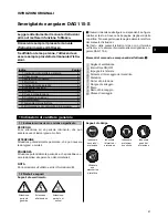 Предварительный просмотр 44 страницы Hilti DAG 115-S Operating Instructions Manual