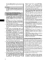 Предварительный просмотр 101 страницы Hilti DAG 115-S Operating Instructions Manual