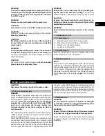 Предварительный просмотр 34 страницы Hilti DAG 125-S Operating Instructions Manual